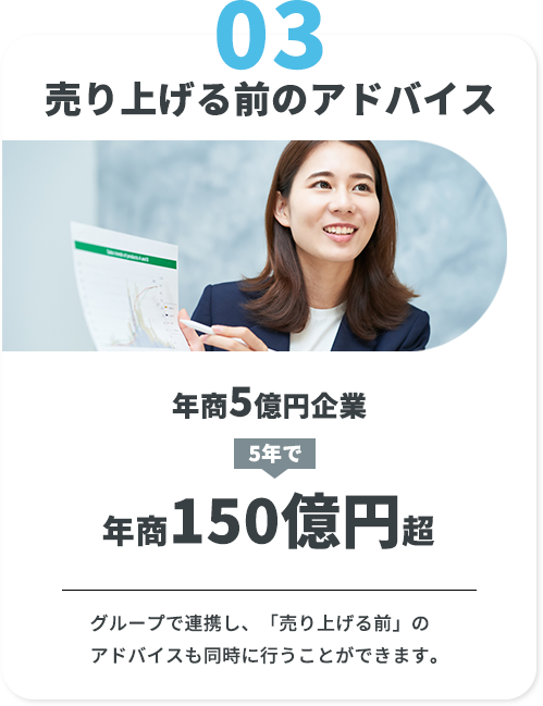 3　売り上げる前のアドバイス　年商5億円企業5年で年商150億円超